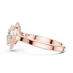 Gold Ring DDLR-360, Rose Gold, view 3