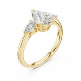 Gold Ring DDLR-035, Yellow Gold, view 2