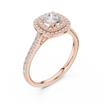 Gold Ring LR-0243, Rose Gold, view 2