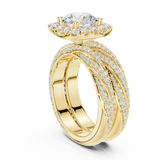 Gold Ring DDLR-293, Yellow Gold, view 1