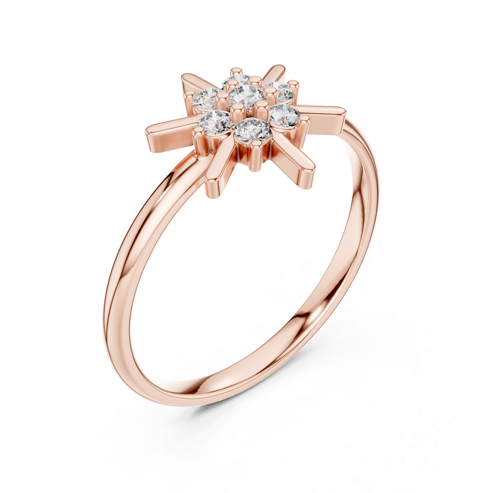 Gold Ring Ledis Ring, Rose Gold, view 2