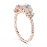 Gold Ring DDLR-1069, Rose Gold, view 1