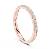 Gold Ring DDLR-789, Rose Gold, view 1