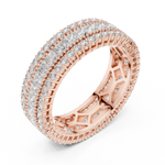 Gold Ring DDLR-225, Rose Gold, view 2