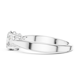 Gold Ring LR-0003, White Gold, view 3