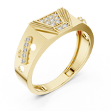 Gold Ring LR-01 (31), Yellow Gold, view 2