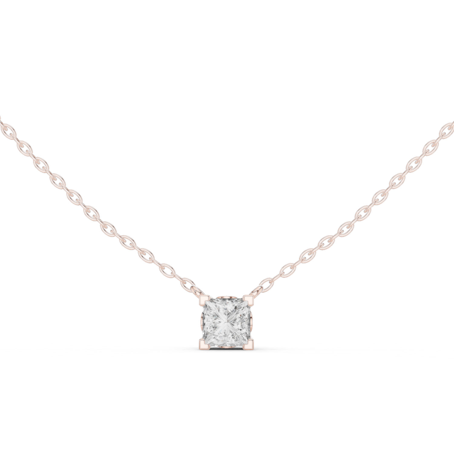 Gold Pendant GPD-0056, Rose Gold