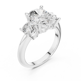 Gold Ring DDLR-902, White Gold, view 2