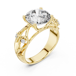 Gold Ring LR-0090, Yellow Gold, view 2