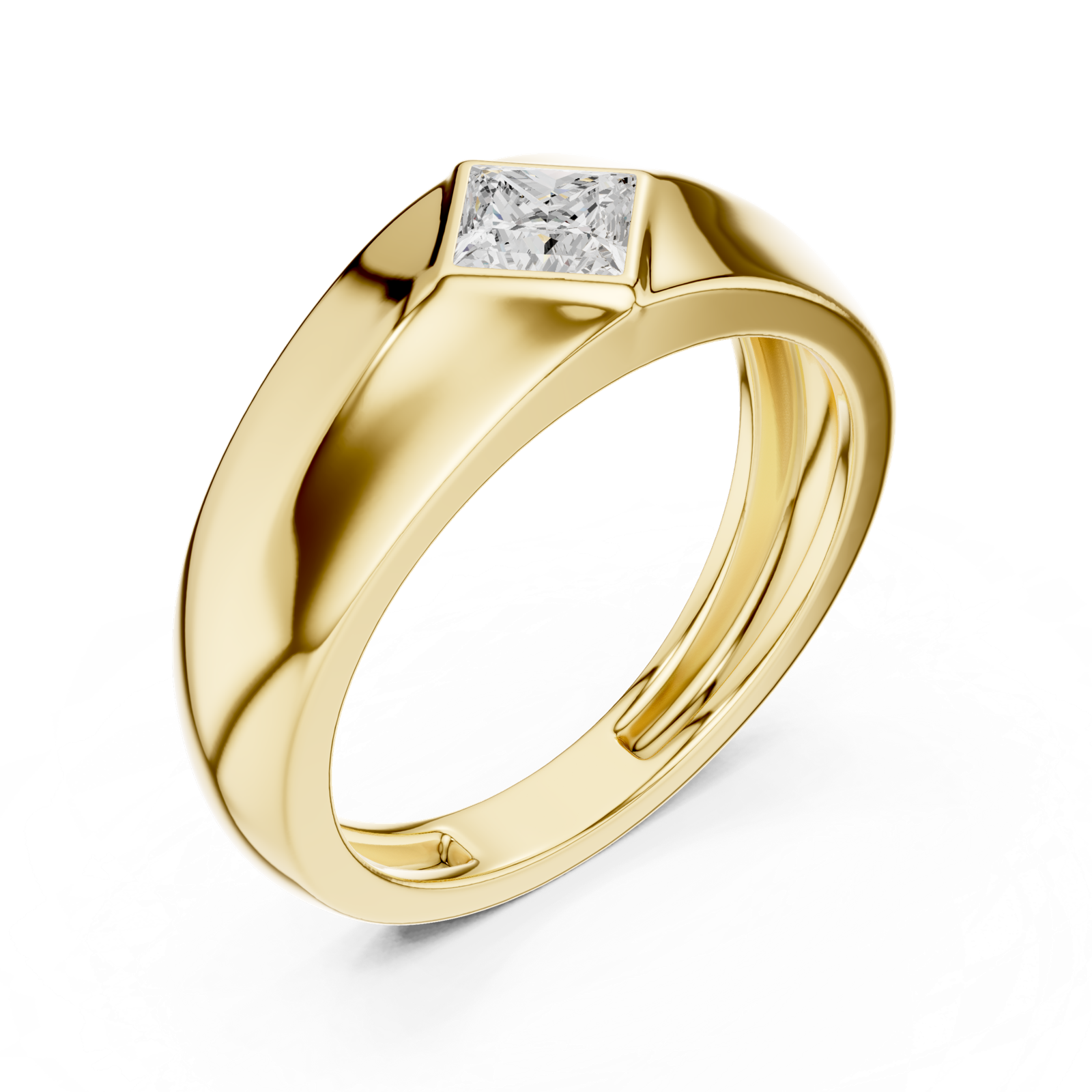 Gold Ring SBMR(33), Yellow Gold, view 2