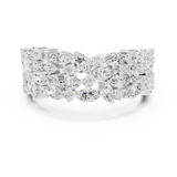 Gold Ring DDLR-394, White Gold, view 4