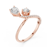 Gold Ring SBWR(59), Rose Gold, view 2