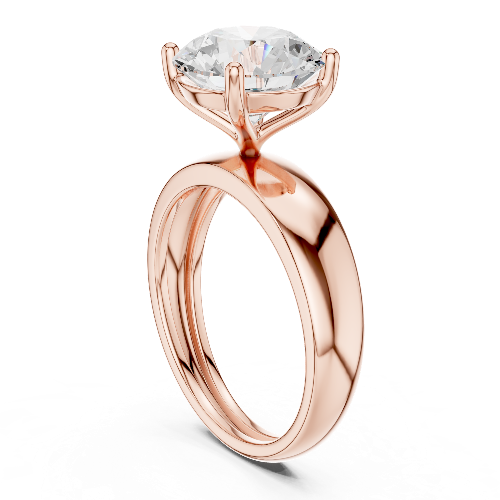 Gold Ring RLR1752, Rose Gold, view 1