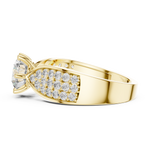 Gold Ring LR-0094, Yellow Gold, view 3