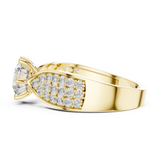 Gold Ring LR-0094, Yellow Gold, view 3