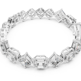 14K Solid Gold Lab Diamond Bracelet, White Gold, view 2