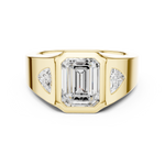 Gold Ring DDLR-285, Yellow Gold, view 4