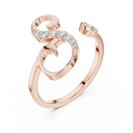 Gold Ring SBWR(29), Rose Gold, view 2
