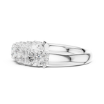 Gold Ring DDLR-697, White Gold, view 3