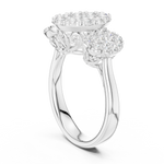 Gold Ring DDLR-779, White Gold, view 1
