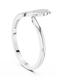 Gold Ring DDLR-741, White Gold, view 1