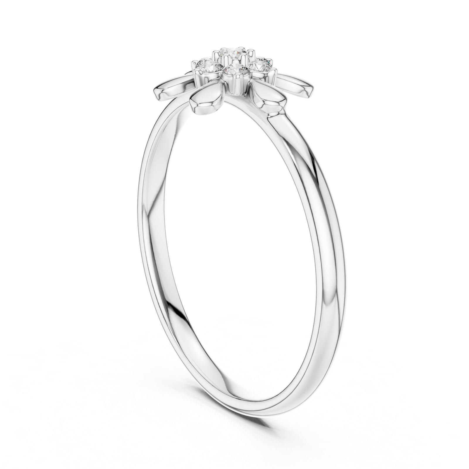 Gold Ring 1 (373), White Gold, view 1