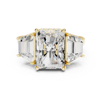 Gold Ring DDLR-746, Yellow Gold, view 4