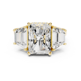 Gold Ring DDLR-746, Yellow Gold, view 4