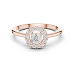 Gold Ring DDLR-833, Rose Gold