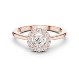 Gold Ring DDLR-833, Rose Gold
