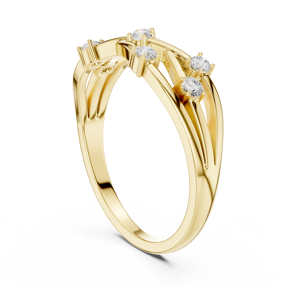 Gold Ring SBWR(44), Yellow Gold, view 1