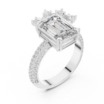 Gold Pendant 9-10029L_25, White Gold, view 2