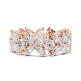 Gold Ring DDLR-439, Rose Gold, view 3