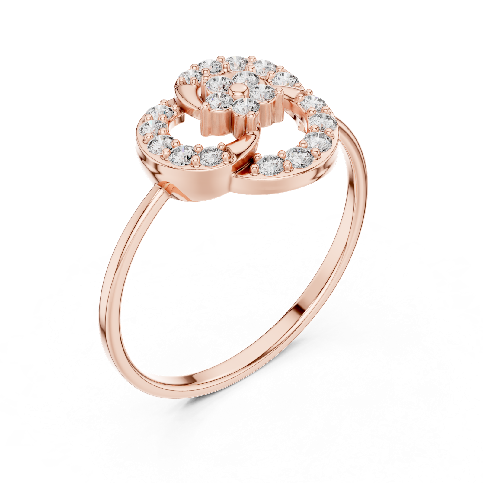 Gold Ring 1 (179), Rose Gold, view 2