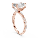 Gold Ring DDLR-967, Rose Gold