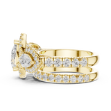 Gold Ring DDLR-298, Yellow Gold, view 3