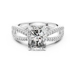 Gold Ring L03-704, White Gold