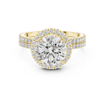 Gold Ring DDLR-006, Yellow Gold, view 4