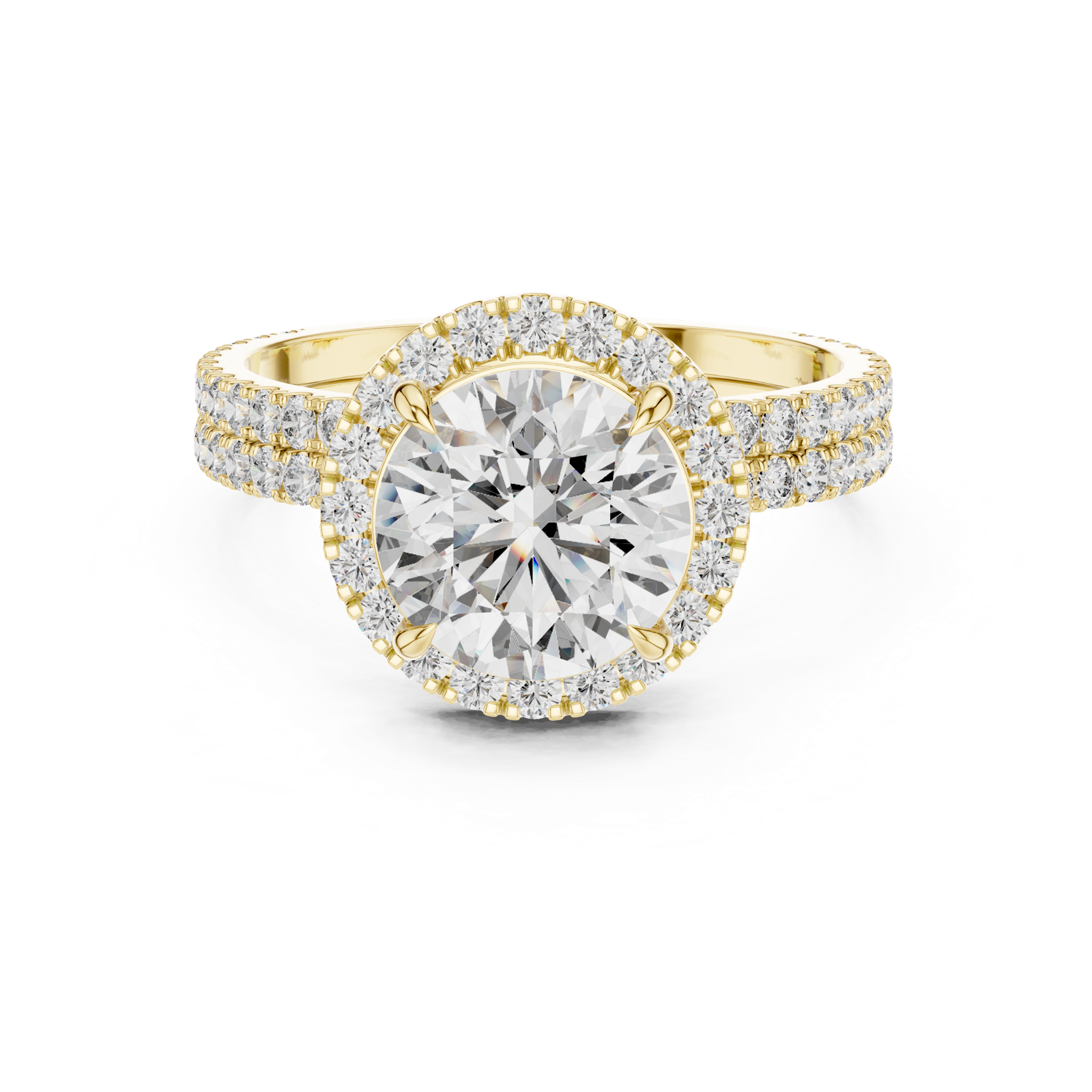 Gold Ring DDLR-006, Yellow Gold, view 4