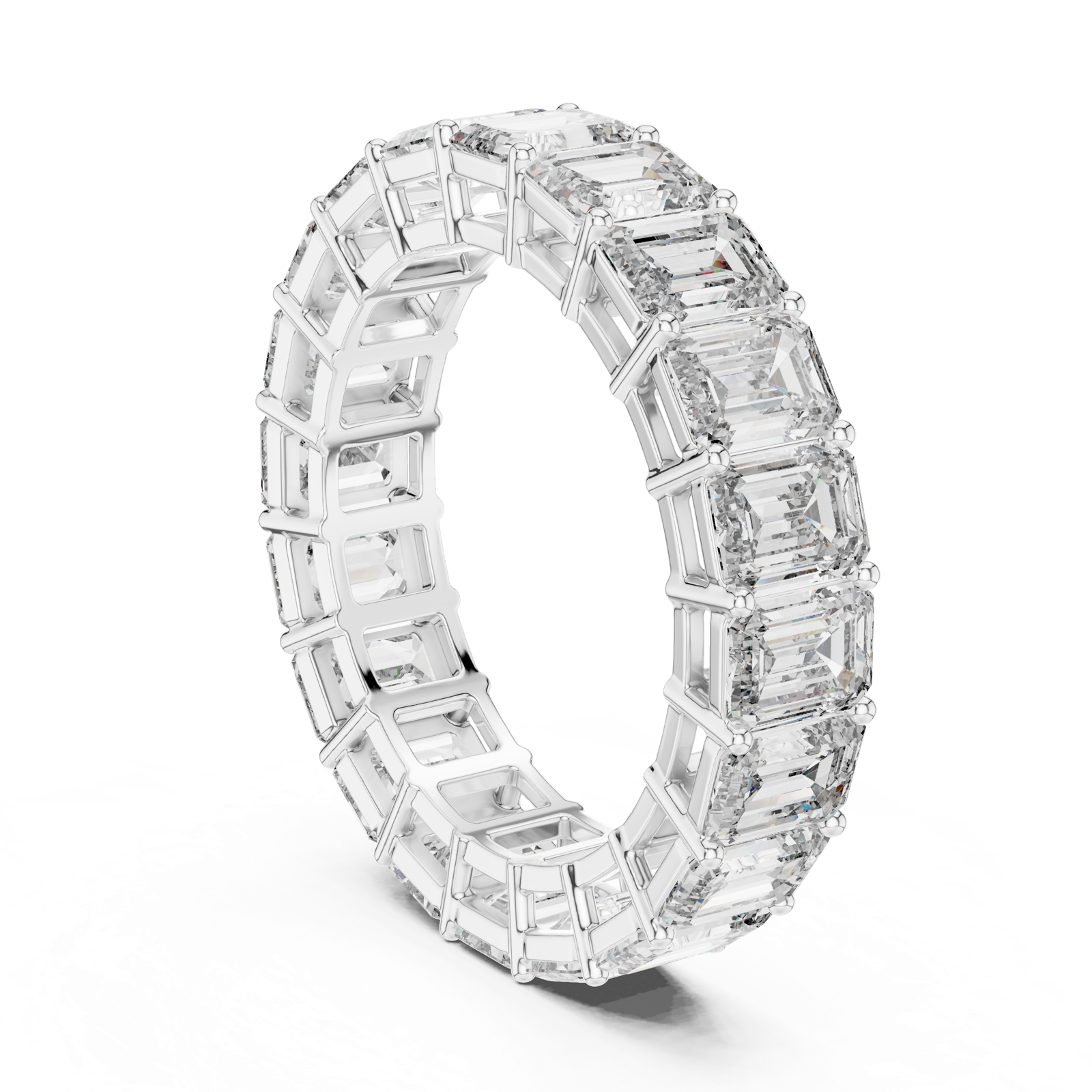 Gold Ring L03-966, White Gold