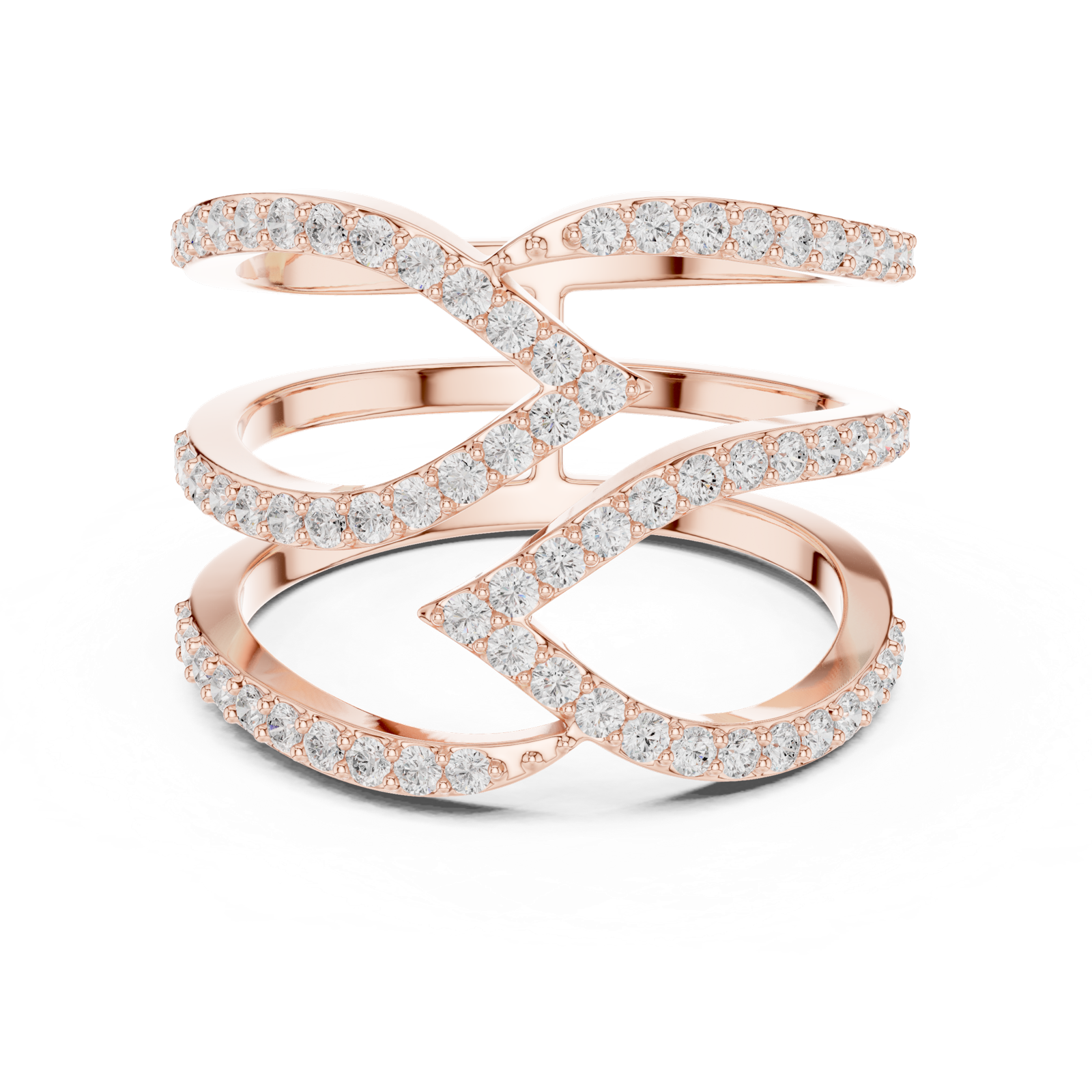 Gold Ring SBWR(34), Rose Gold, view 4