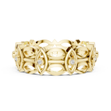 Gold Ring R46, Yellow Gold, view 3
