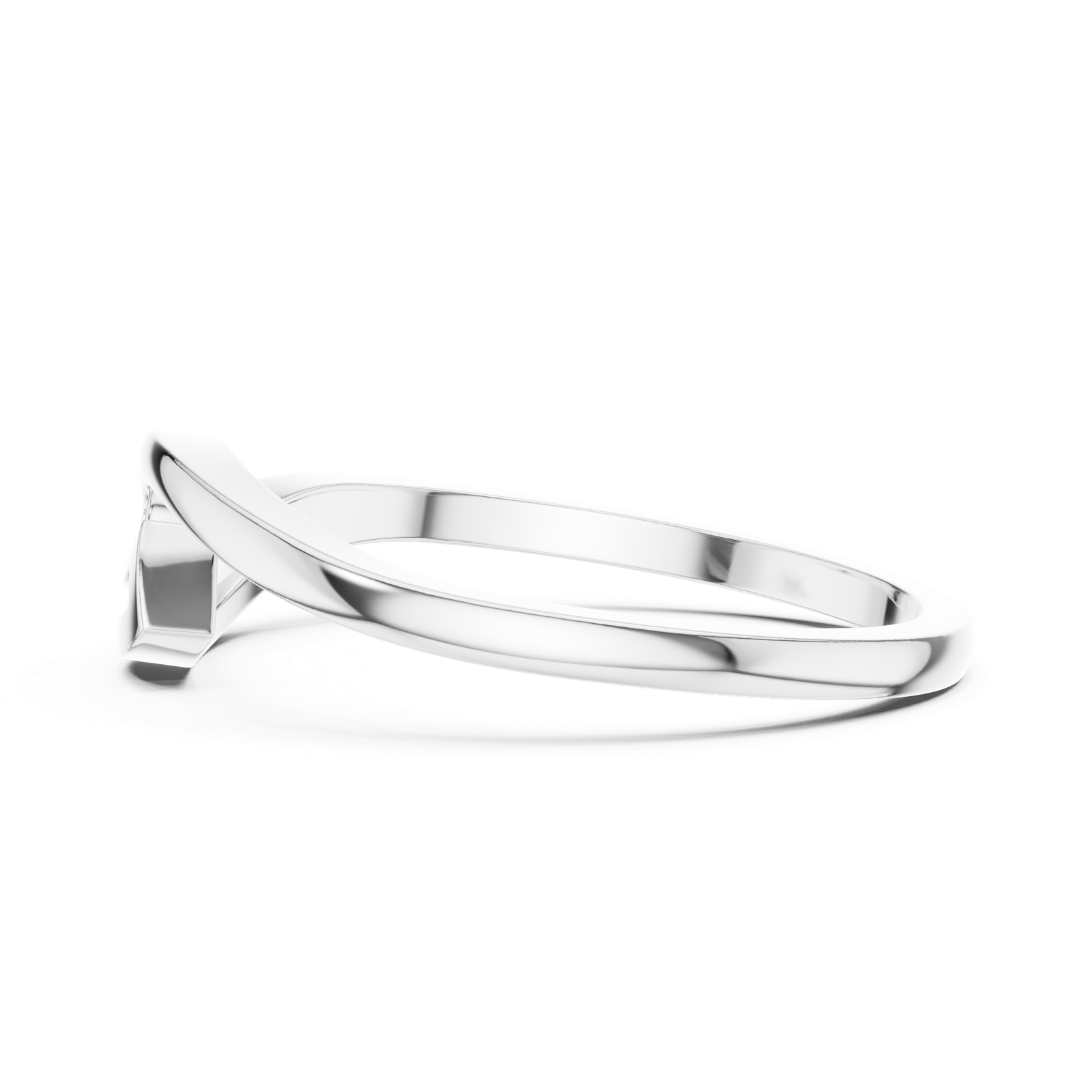 Gold Ring DDLR-811, White Gold, view 3