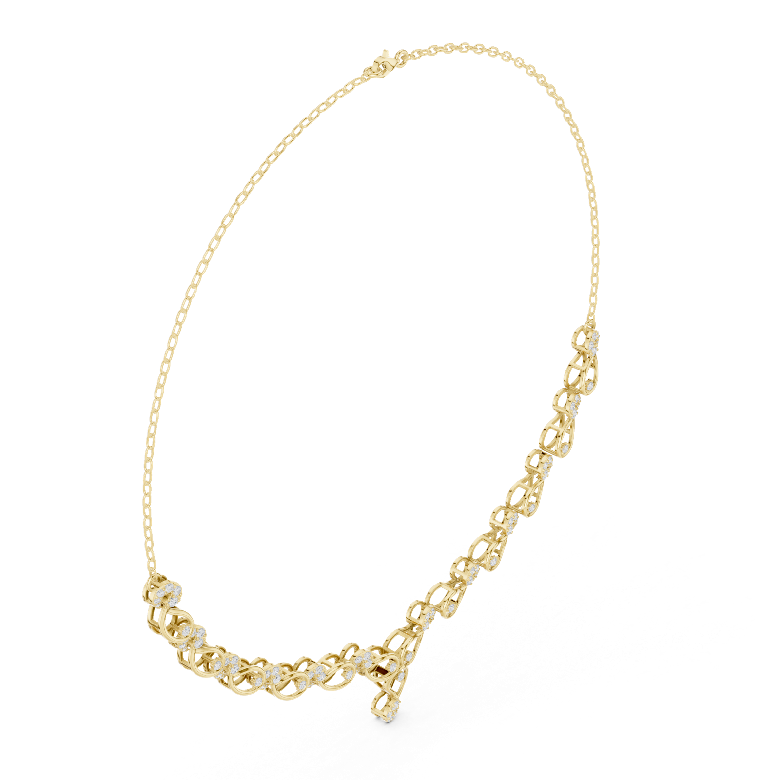 Gold Necklace SBWN (7), Yellow Gold, view 1