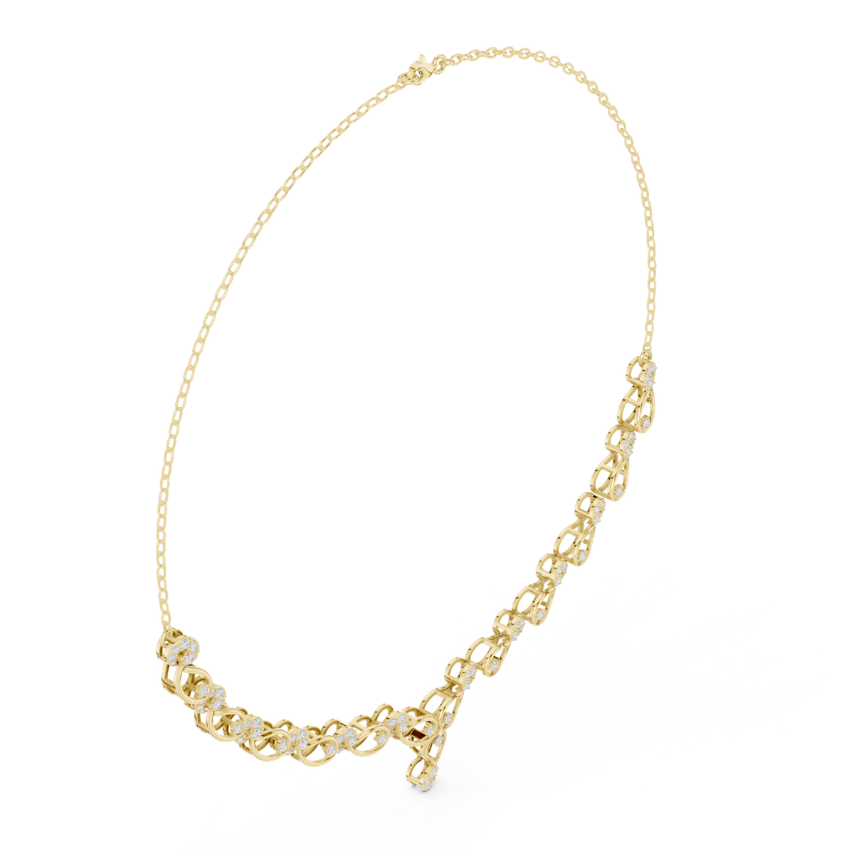 Gold Necklace SBWN (7), Yellow Gold, view 1