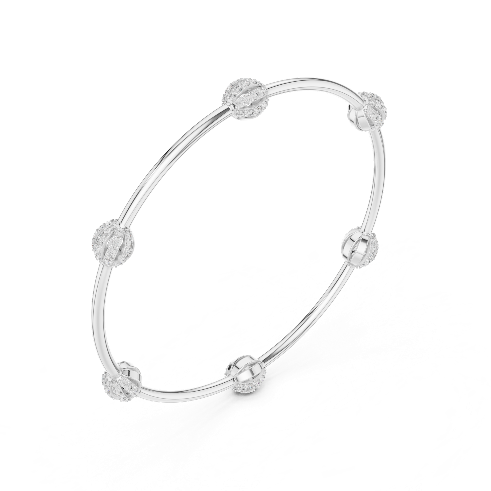 Gold Bracelet 12-10001@LB, White Gold, view 2