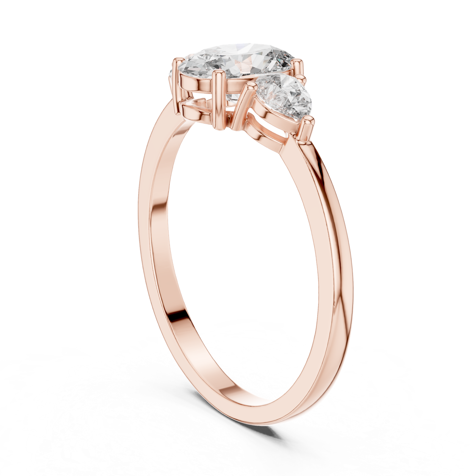 Gold Ring HLR-22, Rose Gold