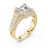 Gold Ring DDLR-262, Yellow Gold, view 2