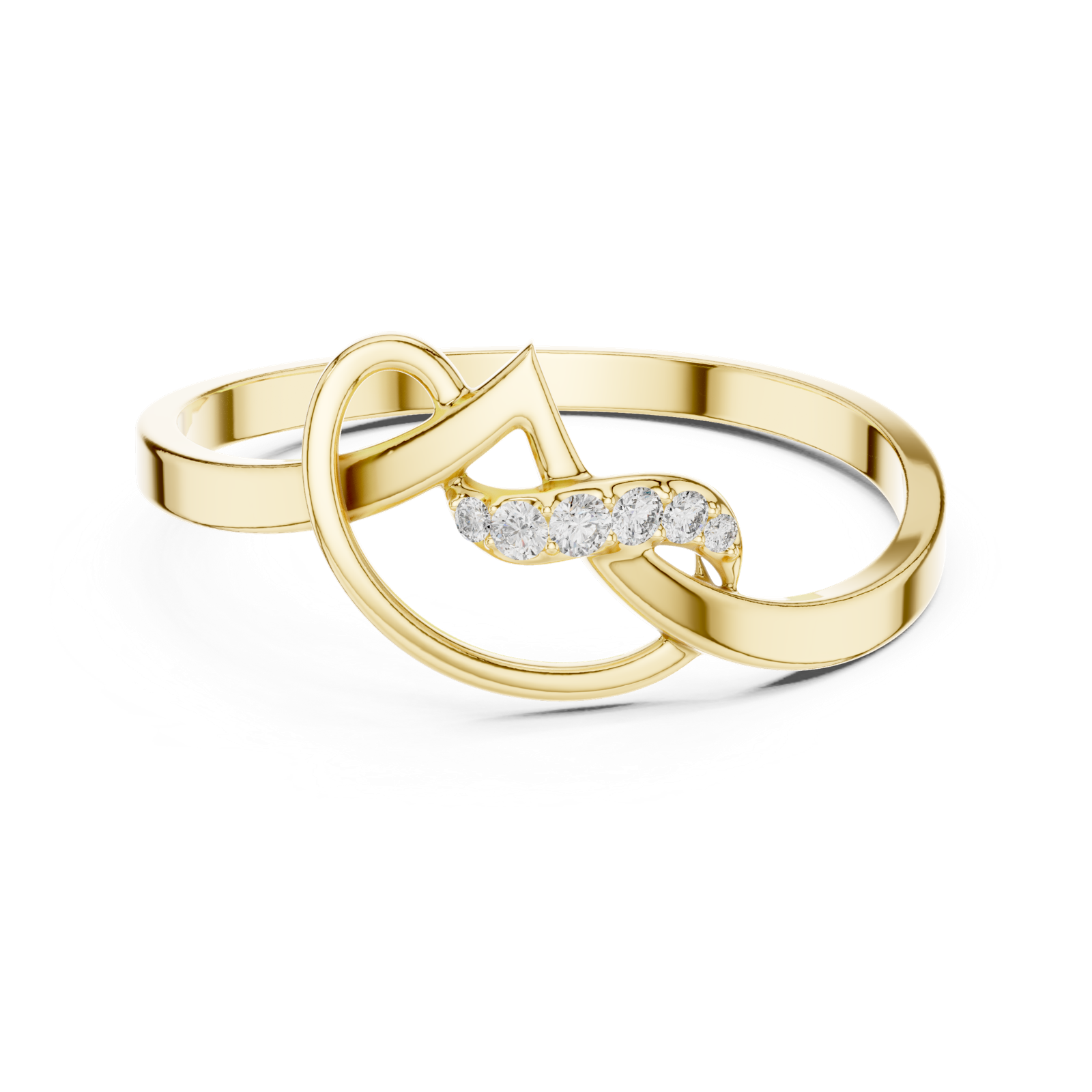 Gold Ring 1 (158), Yellow Gold, view 4