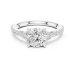 Gold Ring DDLR-863, White Gold, view 4